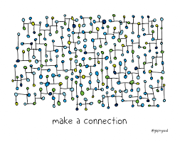 The definition of connection is that something is linked with another or associated with another or that there is a rela. Make A Connection Gapingvoid