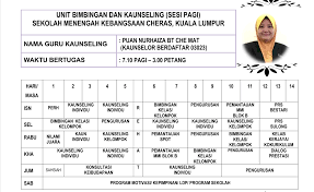 Untuk makluman anda, peperiksaan psra 2021 dijangka akan diadakan pada awal bulan oktober 2019. Guru Kaunseling Nurhaiza Che Mat Jadual Waktu Guru Kaunseling Smk Cheras 2018