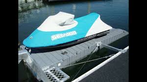 How to get the jet ski up in case of a jet ski mechanical failure. Jet Ski Docks Marine Products Australia