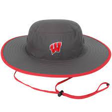 Wisconsin Badgers Top Of The World Chili Dip Boonie Bucket Hat Charcoal Wisconsin Badgers Wisconsin Badgers Hat Hats