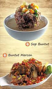 Sop Buntut Gelora Pancasila Makanan Menu Utama Daging