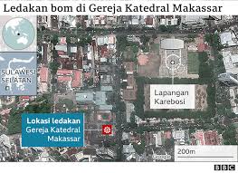 Terkait dengan kejadian aksi terorisme di pintu masuk gereja katedral makassar hari ini, saya mengutuk keras aksi terorisme tersebut, kata presiden jokowi, di istana kepresidenan bogor, minggu. J87jawm2w5x9bm