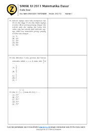 Check spelling or type a new query. Simak Ui Matematika Ipa 2010