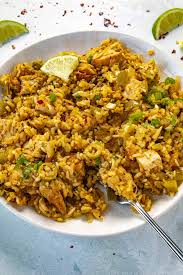 Also known as asopao de pollo, this chicken stew invites you to have a bowl of juicy chicken thighs mixed with assorted seasonings and veggies. Puerto Rican Arroz Con Pollo Chili Pepper Madness