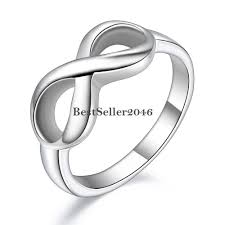 Infinity Edelstahl Ring Unendlichkeit Unendlichkeitssymbol Ewige Liebe Symbol Women Rings Mens Stainless Steel Rings Promise Jewelry