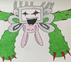 Omega flowey drawing by me on paper with pen. Omega Flowey Art Freakshow
