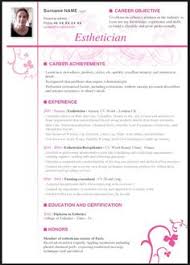 When applying for a position as an r.n. Resume For Aestheticians
