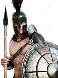 Maybe you would like to learn more about one of these? Spartan Soldier In Battle Dress Isolated On A White Background Stock Photo Picture And Royalty Free Image Image 55265484