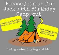 Backyard Camping Birthday Party Sleepover Boy Birthday Parties Camping Birthday Party Sleepover Backyard Campout Birthday Party