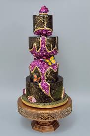 Kinstugi Crystal Geode Wedding Cake Cake By Harshini Cakesdecor