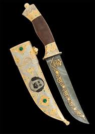 Decorated Knife Father Of The Uae Nation Knife Pure Products Hand Engraving