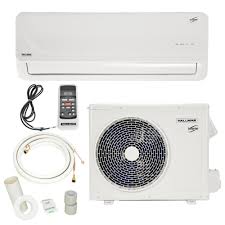 6 energy efficiency ratio (eer), this 8, 000 btu through the wall air conditioner can effectively cool rooms up to 350 sq. Hallman 22 000 Btu 2 Ton Ductless Mini Split Air Conditioner With Heat Pump 230 Volt 60hz Hms15b24 The Home Depot Ductless Mini Split Ductless Air Conditioner With Heater