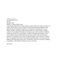 Cover letter tips & tricks. Solution Sample Application Letter Studypool
