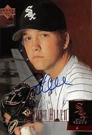Wyatt Allen autographed baseball card White Sox 2001 Upper Deck Star Rookie  #82
