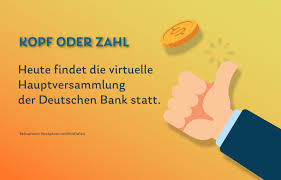 | kt bank ag with headquarters in frankfurt/ main, germany, is the first bank in germany which. Hauptversammlung Der Deutschen Bank 2020 Zum Ersten Mal Virtuell