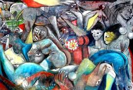 He frequently exhibited work under his first name alone, as malangatana. Malangatana