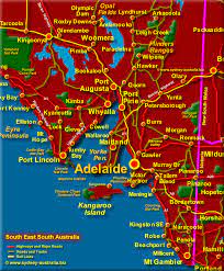 South Australia Border Map South East South Australia Map