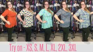 Lularoe Perfect T Fit Video And Try On Extra Small Through Plus Sizes
