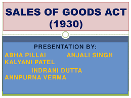 The sale of goods act grants consumers implied conditions and warranties by stipulating vehicles sold be of merchantable quality and fit for purpose and this does not need to be written into the sales agreement; Sales Of Goods Act Lecture Notes Docsity