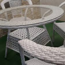 Koltuklar, sandalye, masa hakkında daha fazla fikir görün. Rattan El Orgu Masa 4 Sandalye Takim Innobond Nexstairs