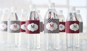 How to make labels for bottles. Water Bottle Label Template Free