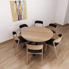 How about one with a lovely tactile wooden finish! Round Dining Table For 6 You Ll Love In 2021 Visualhunt