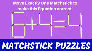 In this article, we will reveal to you five ways how puzzles entertain and challenge our brains. 5 Easy Matchstick Puzzles For Kids With Solutions To Train Your Brain Maths Puzzles Math Pictures Brain Teasers