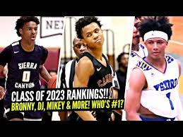 Espn Class Of 2023 Rankings Are Out Mikey Williams Dj Wagner Bronny James Who S 1 Youtube