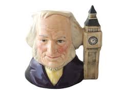 Vintage Royal Doulton, Collectors Club, John Doulton and Big Ben, D6656