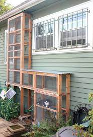 Catio Off A Window Google Search Cat Patio Cat Enclosure Diy Cat Enclosure