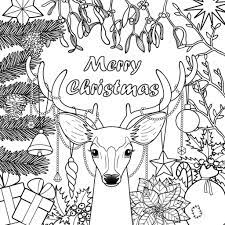 Free merry christmas clipart images black and white. 22 Printable Merry Christmas Coloring Pages Free Download