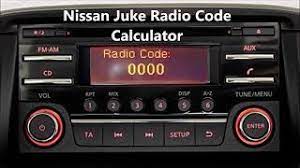 To get the information from the radio, which you need for the code retrieval, power up your radio and enter the wrong code 0000 three times. Nissan Juke Radio Code For Free By Calculator That Require Only Serial Number Youtube