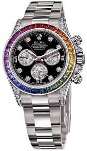 Rolex Cosmograph Daytona 40mm 34 500 40mm 18k White Gold Case Set With 56 Diamonds Fixed Bezel Rolex Watches Luxury Watches For Men Rolex Cosmograph Daytona