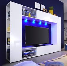 Ebay Angebot Wohnwand Medienwand Weiss Hochglanz Fernsehschrank Tv Hifi Mediawand Led Boostihr Quickberater Living Room Tv Wall Tv Wall Unit Wall Unit