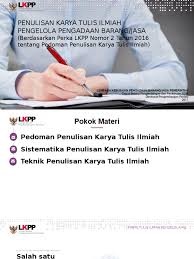 Ppt penulisan karya tulis ilmiah laporan dan makalah powerpoint. Karya Tulis Ilmiah 24 Februari 2017 Diupdate 1 Ppt