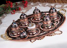 Hediyelik Ozel Islemeli Oval Tepsili Bakir Kahve Takimi Hediyelik Bakir Kahve Takimlari Duvar Saati Masa Saati Kol Saati Fiyatlari Ve Mode Kahve Bakir