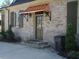 Copper Awning Door Awnings Awning Over Door Front Door Awning