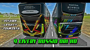 Share free livery stj bus simularor indonesia: Ngedrift Livery Bussid Ori Hd 9 Livery Bejeu Tourista Legacy Voyager Youtube