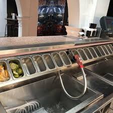 Stainless Steel Cocktail Prep Counter Commercial Kitchen Design Restaurant Kitchen Design Bar Restaurant Interior