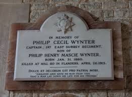 Captain Philip Cecil Wynter (1880-1915)
