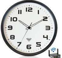 Amazon.com: OCEST 12Inch WiFi Wall Clock with Auto Sync Time ...