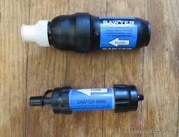 Sawyer Mini Water Filter Or Sawyer Squeeze Point One How To Choose Section Hikers Backpacking Blog