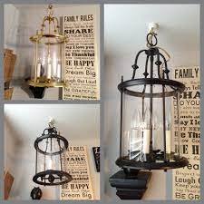 You can find out if solid brass with a magnet, won't stick to brass, or aluminum. Before And After Brass Light Fixture Spray Painted With Oil Rubbed Bronze Brass Light Fixture Metal Light Fixture Light Fixtures