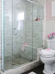 Like any other bathroom, you also have to consider the floor and wall design. Designs Bathrooms With Glass Separator