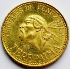 Moneda Venezolana Cuando Nuestro Bolivar Tenia Mas Valor Que El Dolar Por Los 1950 Coin Art Gold Coins Gold And Silver Coins