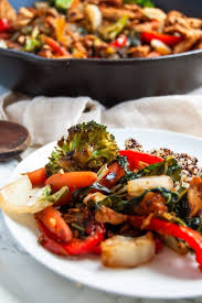 Add bamboo shoots and ginger; Easy Chicken Stir Fry With Garlic Ginger Sauce Nutrition To Fit