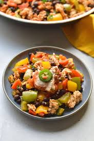 High fiber for weight loss. Healthy Turkey Skillet Burrito Gf Low Calorie Skinny Fitalicious