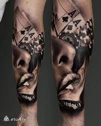 Thoughtful Images In The Works Of Damian Gorski Inkppl Tattoo Magazine Girl Face Tattoo Casino Tattoo Tattoos