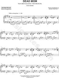 Beetlejuice tells the story of lydia deetz, a strange and unusual teenager obsessed with the whole being dead thing. lucky for lydia, her new house is haunted by a recently deceased couple and beetlejuice, a delightful demon with a real zest for life. Dead Mom Piano Sheet Music Pdf