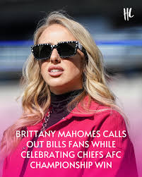 Brittany Mahomes is speaking out after Bills fans made a disturbing move  against her husband, Patrick Mahomes, during a recent game. In a heated  exchange
